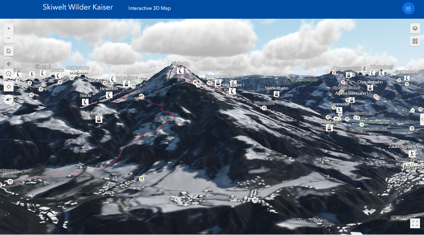 The final interactive 3D map